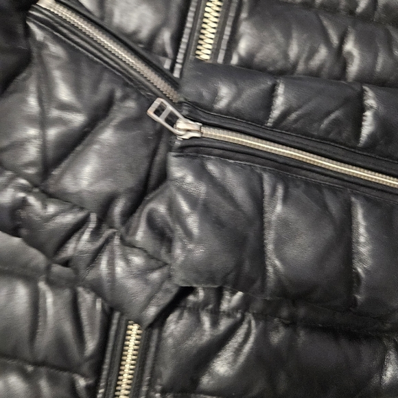 Moose knuckles quilted leather jacket - Picture 3 of 6